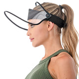 SUN VISOR HAT WITH UV FACE SHIELD - FaceCover365