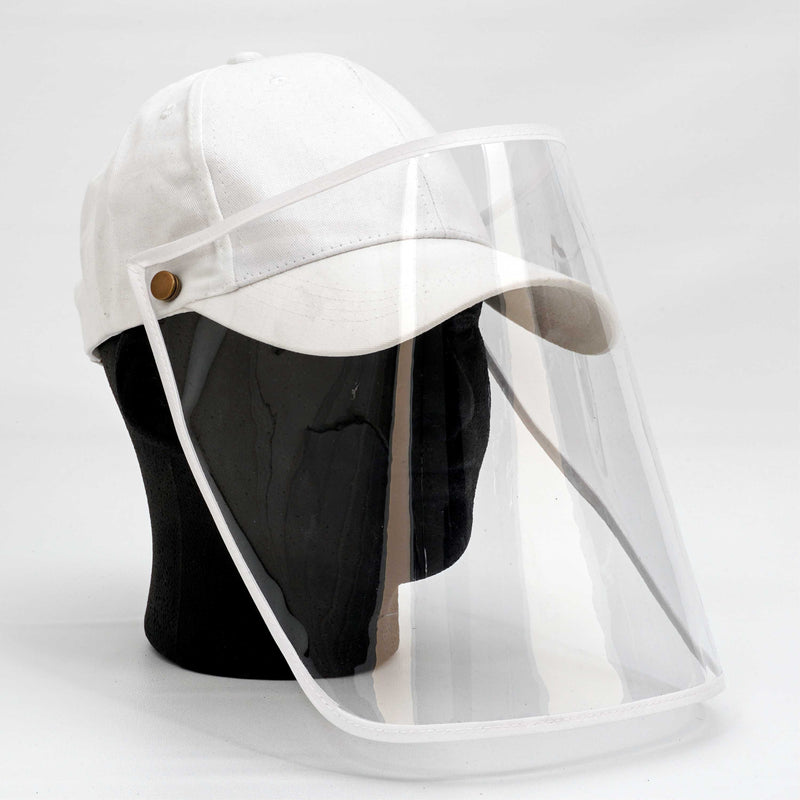 COTTON CAP WITH SHIELD
