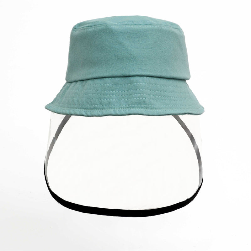 KIDS BUCKET HAT WITH CLEAR FACE SHIELD - FaceCover365