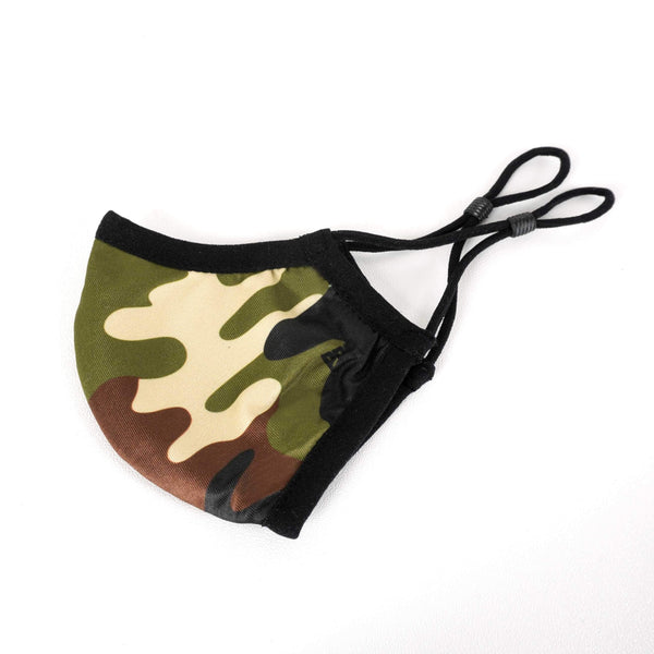 KIDS CAMO SILVER-ION REUSABLE FACE MASK BY PPA - FaceCover365